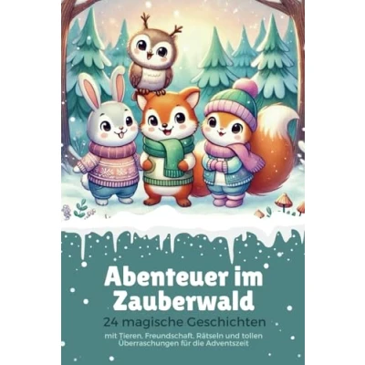 Abbildung von Adventskalender Abenteuer im Zauberwald: 24 magische Geschichten für Kinder ab 3 Mit Tieren, Freundschaft, Rätseln und tollen Überraschungen die Adventszeit