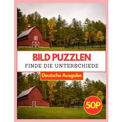 Abbildung von Finde Die Unterschiede: Ein Bilder Rätselbuch 50 und 350 Unterschiede (Deutsche Ausgabe)
