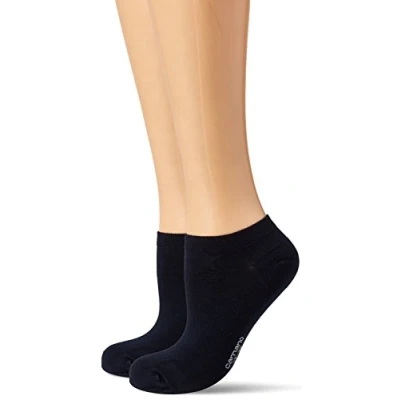 Abbildung von Camano Damen 3318 Füßlinge, Blau (Navy 0004), 35/38 (2er Pack)