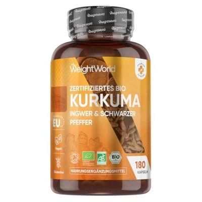 Abbildung von BIO Kurkuma Kapseln 180 WeightWorld