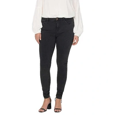 Abbildung von ONLY CARMAKOMA Damen CARTHUNDER REG DNM PIM367 NOOS Skinny fit Jeans, Dark Grey Denim, 48W x 32L