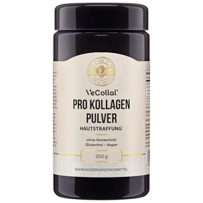 Abbildung von I like it Clean® Pro Kollagen Pulver 250 gramm vegan, klinisch geprüft Patentierter Markenrohstoff (VeCollal®)