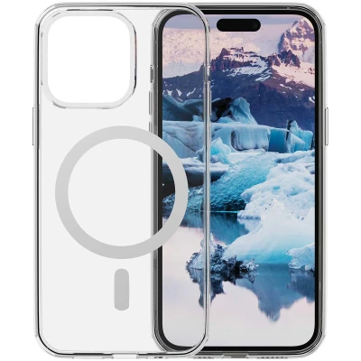 Abbildung von Apple iPhone 15 Pro Max Hülle MagSafe Recyceltem Kunststoff dbramante1928 Hard Case/Backcover Handyhülle Transparent Shockproof/Stoßfest