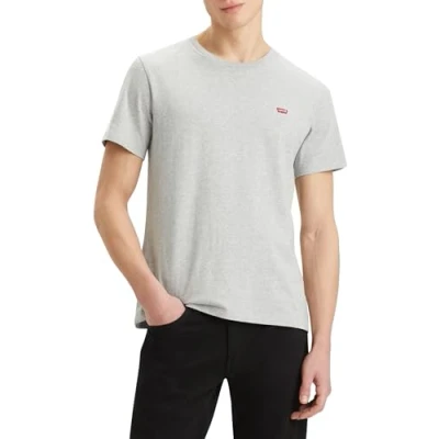 Abbildung von Levi&#039;s Herren SS ORIGINAL HM Tee T Shirt, MID Tone Grey Heather Jersey, S