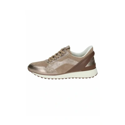 Abbildung von CAPRICE Damen Sneaker flach mit Schnürsenkeln Low Top, Braun (Taupe Comb), 39 EU