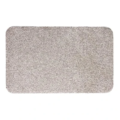 Abbildung von andiamo Fußmatte Samson Schmutzfangmatte aus Baumwolle für den Hauseingang einsetzbar als innen, Fußabtreter im überdachten Außenbereich oder Haustiermatte 60 x 100 cm Hellbeige