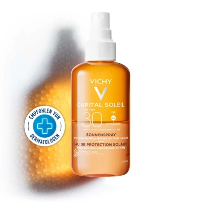 Abbildung von Vichy Capital Soleil Protective Water Enhanced Tan Sonnenschutz SPF 30