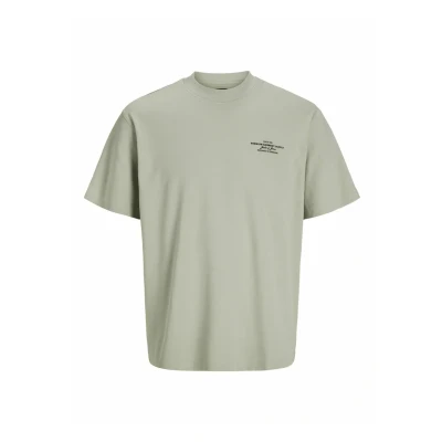 Abbildung von Jack &amp; Jones Premium Jprblachad SS CREW NECK SN Tshirt print, Herren, Größe: XS, Aqua gray