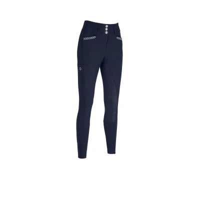 Abbildung von Pikeur Reithose New Candela Full Grip Flex Faux Leather NightblueVerkauft von Agradi