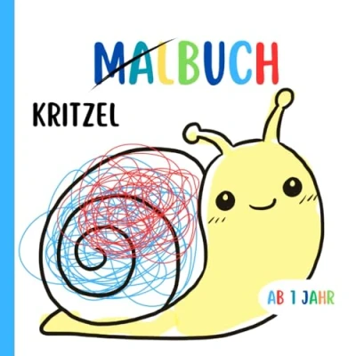 Abbildung von Mein Erstes Malbuch: Ausmalbuch mit großen Motiven zum malen, ab 1 Jahr, Kritzeln, für Kleinkinder