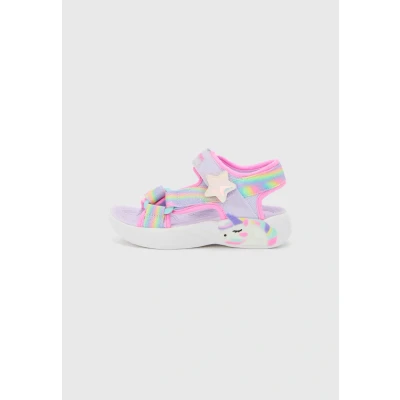 Abbildung von Skechers Unicorn Dreams Sandal Riemensandalette für Kinder, Größe: 30, Lavender textile/multi trim Schuhe