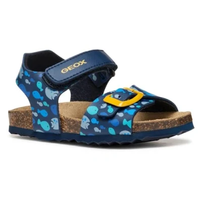 Abbildung von Geox Lauflernschuh für Kinder, Größe: 20, Navy yellow Schuhe