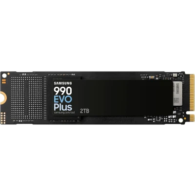 Abbildung von Samsung 990 EVO Plus NVMe M.2 SSD 2 TB, PCIe 4.0 x4 / 5.0 x2, 2.0 (2280), 7.250 MB/s Lesen, 6.300 Schreiben, Interne für Gaming und Grafikbearbeitung, MZ V9S2T0BW