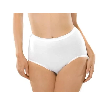 Abbildung von Schiesser Damen Taillenslip Unterwäsche Luxury Baumwolle Slip, Weiss_200810, 48 EU