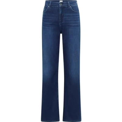 Abbildung von Mustang Style Madison Flared Jeans, Damen, Größe: 32x30, Blau