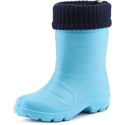 Abbildung von Ladeheid Gummistiefel für Kinder, Größe: 29, Turquoisec/navy Schuhe