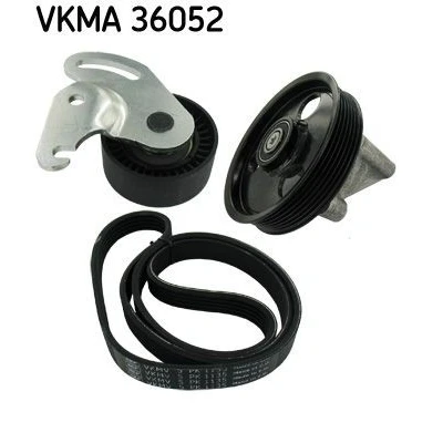 Abbildung von SKF VKMA 36052 Keilrippenriemensatz RENAULT: CLIO 3, MEGANE 2, NISSAN: MICRA 3