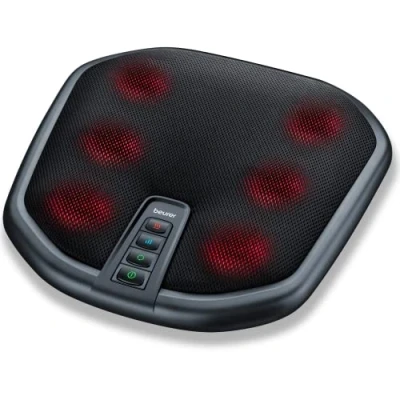 Abbildung von Beurer FM 70 Shiatsu Fuß und Rückenmassagegerät, wohltuende Massage mit zuschaltbarer Wärmefunktion zur Linderung von Verspannungen, angenehmes Material, Abschaltautomatik