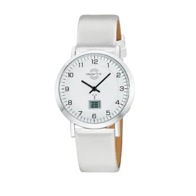 Abbildung von Master Time Funk Quarz Damen Uhr Analog Digital mit Leder Armband MTLA 10805 12L