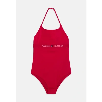 Abbildung von Tommy Hilfiger ONE Piece Badeanzug für Kinder, Größe: 164 176, Vivacious pink