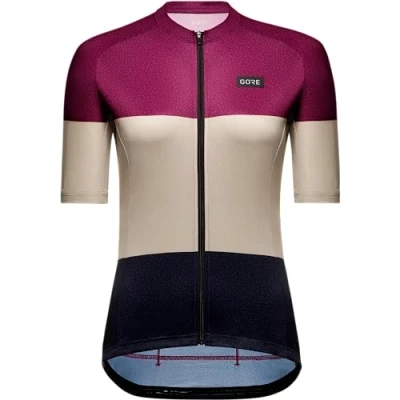 Abbildung von GOREWEAR Atmungsaktives Damen Fahrrad Trikot, Spirit Stripes, Schneller Feuchtigkeitstransport, Einzigartiges Design, Kurzarm Shirt