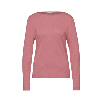 Abbildung von STREET ONE Damen A302973 Weicher Strickpullover, Sugar Coral Mel., 42 EU