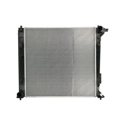 Abbildung von NRF 550221 Kühler, Motorkühlung Aluminium 485 467 26 Kühlrippen gelötet