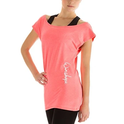 Abbildung von Winshape Damen Dance Shirt WTR12 Freizeit Fitness Workout T, Neon Coral, L