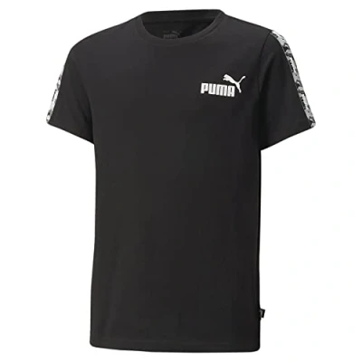 Abbildung von Puma Unisex Ess Tape Camo Tee B T Shirt, Schwarz, 152 EU