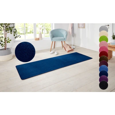 Abbildung von HANSE Home Teppich »Shashi«, rechteckig, 8,5 mm Höhe, Kurzflor, Unifarben, Läufer, weich, Esszimmer, Kinderzimmer, Flur