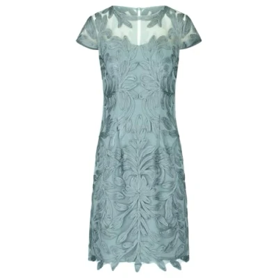 Abbildung von APART Cocktailkleid aufwendig bestricktes Meshkleid, Jade, 34