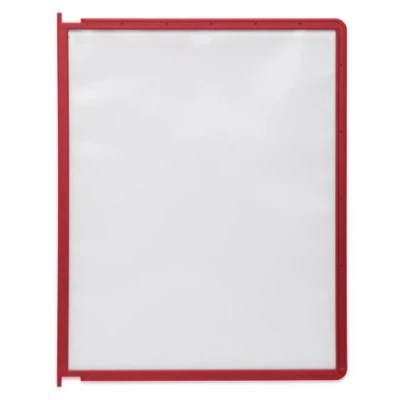 Abbildung von Durable Sichttafel Sherpa Panel Pin A4, 5 Stück, rot, 558203