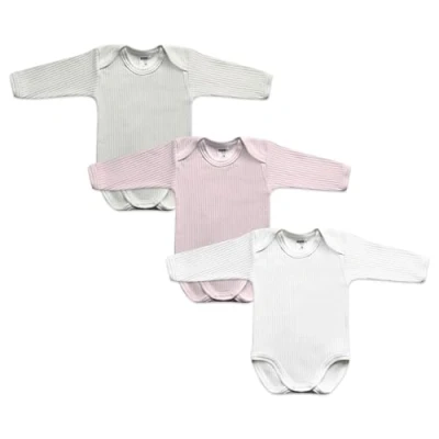 Abbildung von MEA Baby Unisex Langarm Body aus 100% Baumwolle im 5er Pack, mit Aufdruck, für Mädchen, Jungen (86, Mädchen 4)