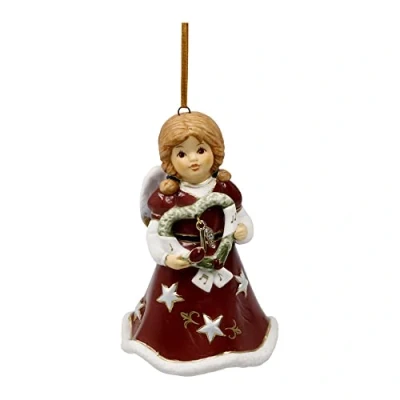Abbildung von Goebel Jahresengel Glöckchen 2023 Weihnachten Porzellanglocke