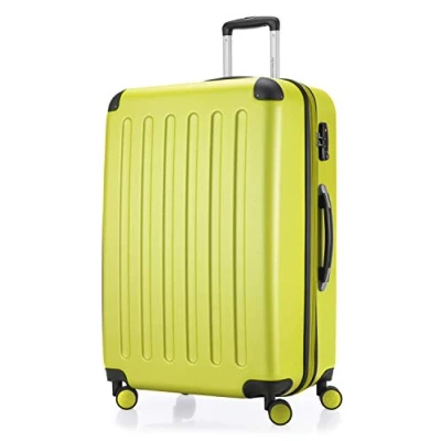 Abbildung von HAUPTSTADTKOFFER SPREE Großer Hartschalen Koffer Trolley Rollkoffer Reisekoffer, 4 Doppel Rollen, 75 cm, 119 L, Farn