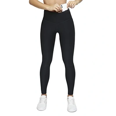 Abbildung von Formbelt lauftights Damen lang mit Handytasche Hohem Bund high Waist Leggins Sport Stretchhose Lauftight lipödem Dellen Handy Plus Size Wandern Walking Yoga schwarz XL