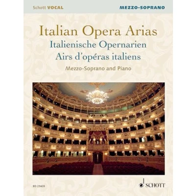 Abbildung von Italienische Opernarien: Mezzo Sopran und Klavier. Mezzosopran. (Schott VOCAL)