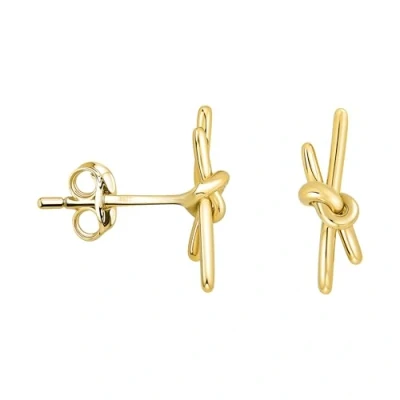 Abbildung von SOFIA MILANI Damen Ohrringe 925 Silber vergoldet/golden Knoten Ohrstecker 20898