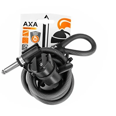 Abbildung von Axa Unisex Erwachsene Newton 150 FahrradSchloss, schwarz, One Size