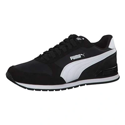 Abbildung von Puma Unisex ST Runner v2 NL Low Top Trainer, Black White, 38 EU