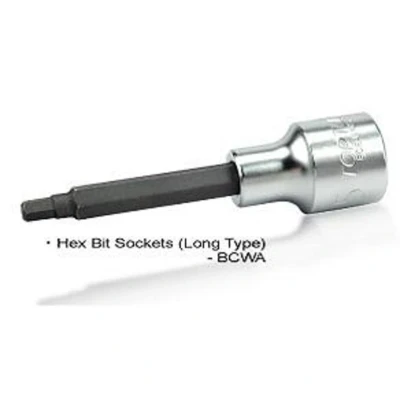 Abbildung von 6 kant einsatz TOPTUL 1/2 zoll 12 mm lang (80mm)
