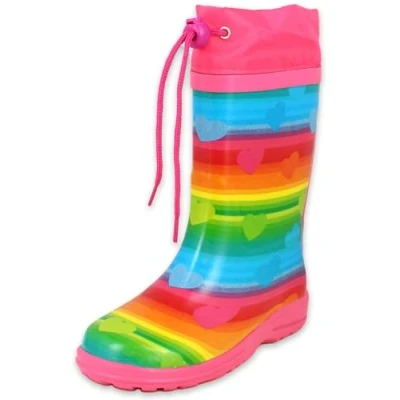 Abbildung von Beck Regenbogen Gummistiefel für Kinder, Größe: 34, Multicolor Schuhe