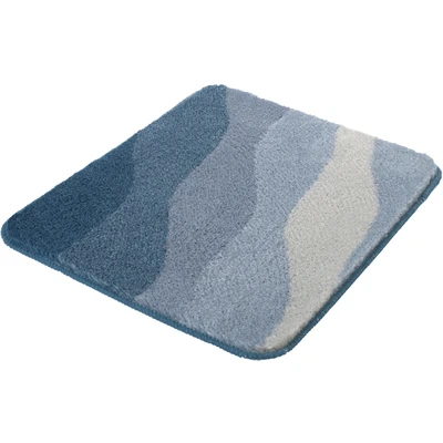 Abbildung von Kleine Wolke Badteppich Malena, Farbe: Iceblue, Material: 100% Polyacryl, Größe: 50x 60 cm