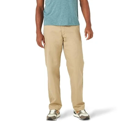 Abbildung von Lee Herren Total Freedom Stretch Flacher Vorderseite Lässige Hose, Khaki, 38W / 32L