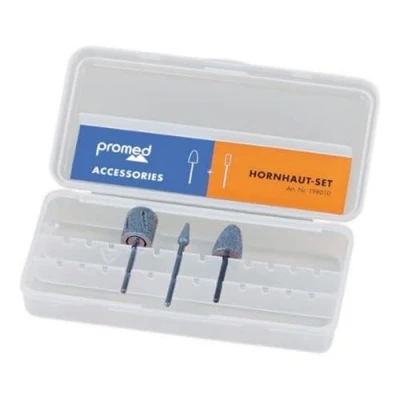 Abbildung von Promed Hornhaut Schleifkörper Set, 3 für die Hornhautentfernung, Bitset, Nagelfräser Aufsätze, Zubehör Fräser, Schaftdurchmesser 2,332 bis 2,350 mm.