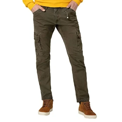Abbildung von Timezone Herren Regular RogerTZ Freizeithose, Army Olive, 32W / 32L