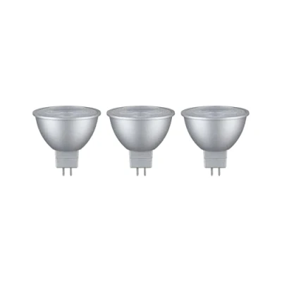 Abbildung von Paulmann 28914 LED Lampe Reflektor 3er Set 12V 3x450lm 36 3x6 Watt Leuchtmittel Chrom 2700 K GU5,3