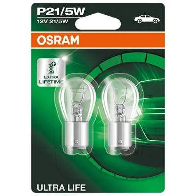 Abbildung von OSRAM ULTRA LIFE 7528ULT 02B Glühlampe, Blinkleuchte 12 21/5 P21/5W FORD: Transit V363 Van, FIESTA 6, 5, VOLKSWAGEN: TRANSPORTER 4 Bus