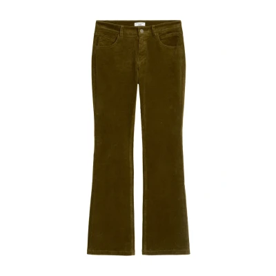 Abbildung von Marc O&#039;Polo Denim Model Tomma WIDE Jeans Bootcut, Damen, Größe: 29x30, Burnished logs