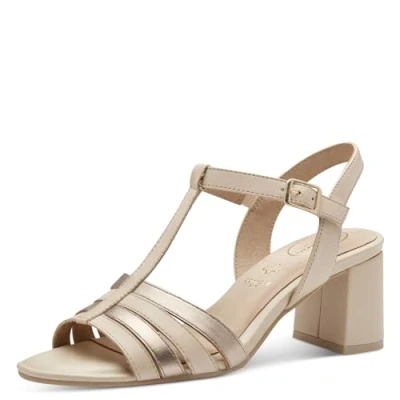 Abbildung von Tamaris Riemensandalette, Damen, Größe: 39, Ivory comb Schuhe